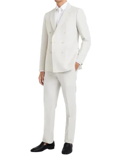 Cotton Twill Double Breasted Jacket