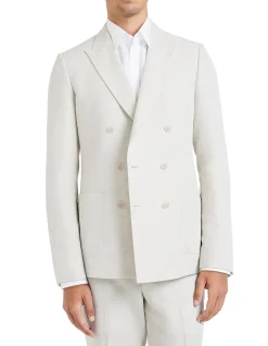 Cotton Twill Double Breasted Jacket