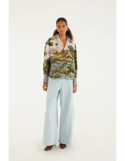 COUNTRYSIDE LANDSCAPE MULTICOLOR SHIRT