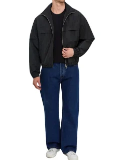 Coupe Vent Zip High Neck Windbreaker Jacket