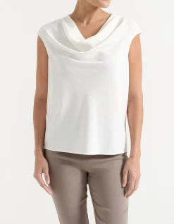 COWL NECK BLOUSE