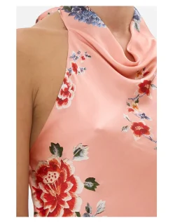 COWL NECK HALTER TOP