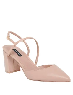 Crees Open Heel Pump Natural