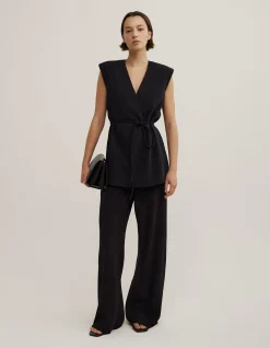 Crepe Bias Pants