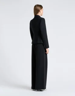 CREPE CROPPED BLAZER