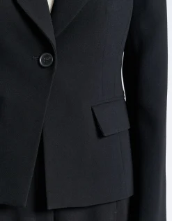 CREPE CROPPED BLAZER