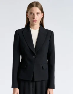 CREPE CROPPED BLAZER