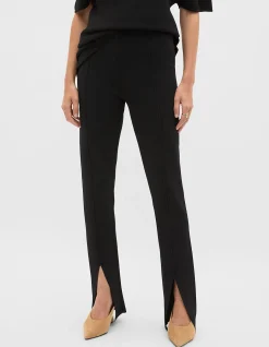 CREPE KNIT SLIM PANT