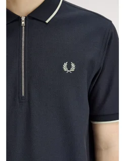 CREPE PIQUE POLO SHIRT