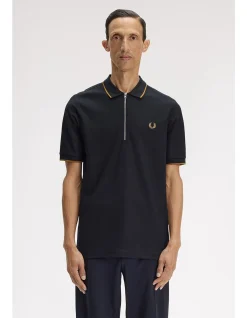 CREPE PIQUE POLO SHIRT
