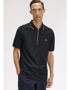 CREPE PIQUE POLO SHIRT
