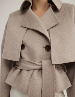 Cropped Trench Coat