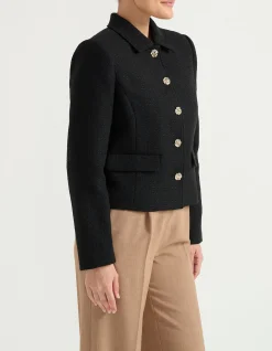 CROPPED COLLAR JACKET