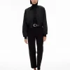Crop Straight Jean Black