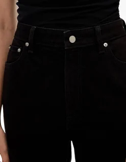 Crop Straight Jean Black