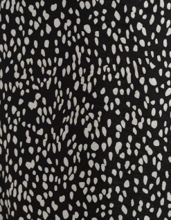 CROSS FRONT HALF SLEEVE DRESS