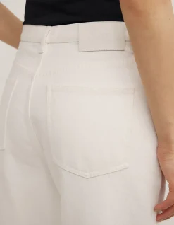Crossover High Rise Wide Leg Jeans