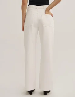 Crossover High Rise Wide Leg Jeans