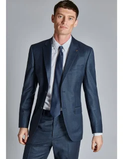 Crux Deep Blue Check Jacket