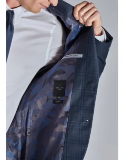 Crux Deep Blue Check Jacket