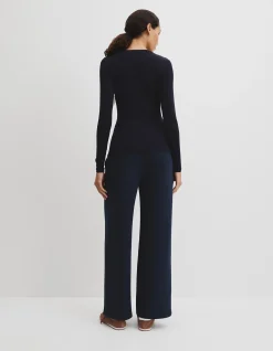 Cupro Rib Top