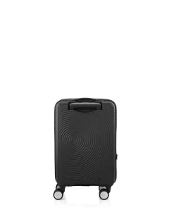 Curio 55cm Book Opening Expandable Small Carry-On Suitcase Black