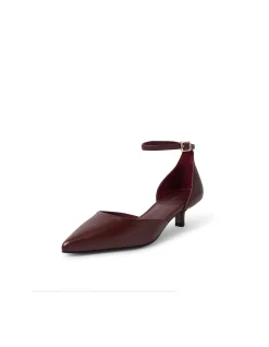 Cushla Ankle Strap Pointed Toe Heels