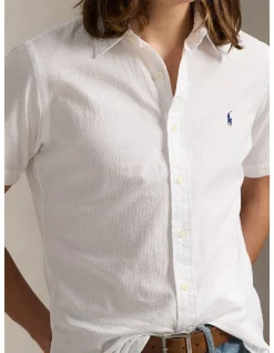 CUSTOM FIT SEERSUCKER SHIRT