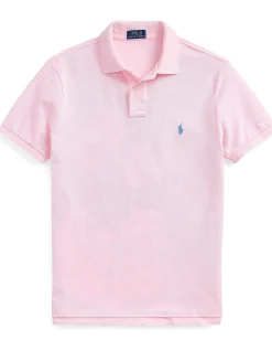 Custom Slim Fit Mesh Polo Shirt