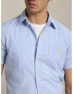 CUSTOM FIT SEERSUCKER SHIRT
