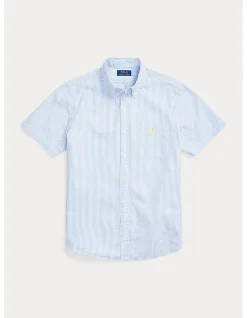 CUSTOM FIT SEERSUCKER SHIRT