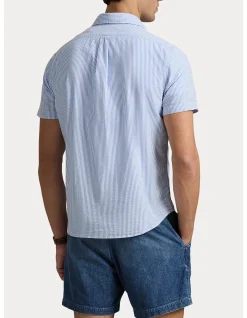 CUSTOM FIT SEERSUCKER SHIRT