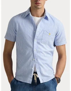 CUSTOM FIT SEERSUCKER SHIRT