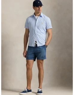CUSTOM FIT SEERSUCKER SHIRT