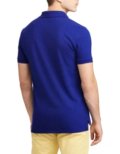 Custom Slim Fit Mesh Polo Shirt