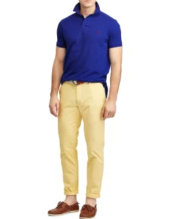 Custom Slim Fit Mesh Polo Shirt