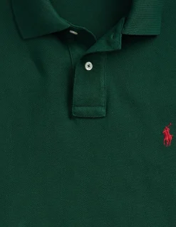 Custom Slim Fit Mesh Polo Shirt