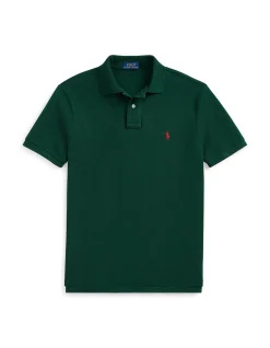 Custom Slim Fit Mesh Polo Shirt