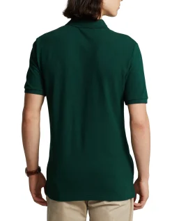 Custom Slim Fit Mesh Polo Shirt