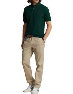 Custom Slim Fit Mesh Polo Shirt