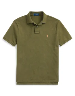 Custom Slim Fit Mesh Polo Shirt