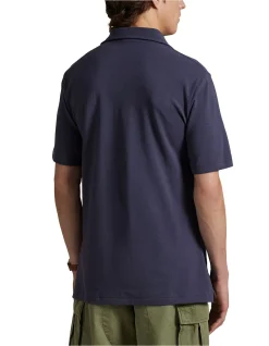 Custom Slim Polo Bear Mesh Polo Shirt