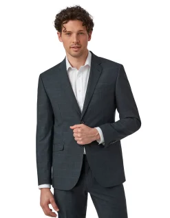 CYRIL CHECK SUIT JACKET