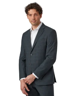 CYRIL CHECK SUIT JACKET