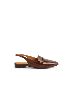 Daino Patent Slingback Loafer Flats