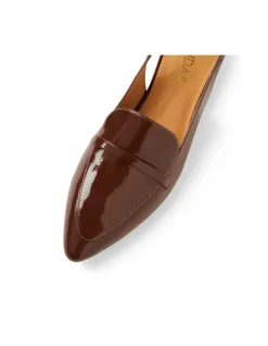 Daino Patent Slingback Loafer Flats