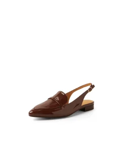 Daino Patent Slingback Loafer Flats