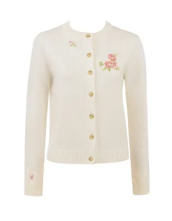 DAISIE FLORAL MOTIF CARDIGAN