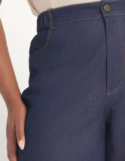 Dakota High Rise Wide Leg Denim Jeans