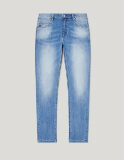 Damian Slim Stretch Light Indigo Denim Jeans
